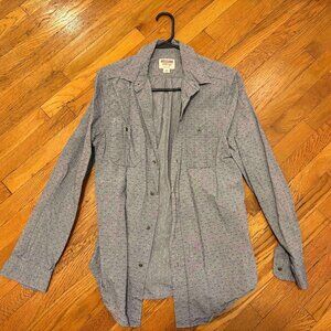 Mossimo Button Down Casual Pattern Shirt MEDIUM
